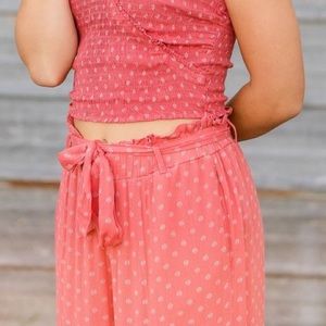 Jumper set- crop top and dressy pants